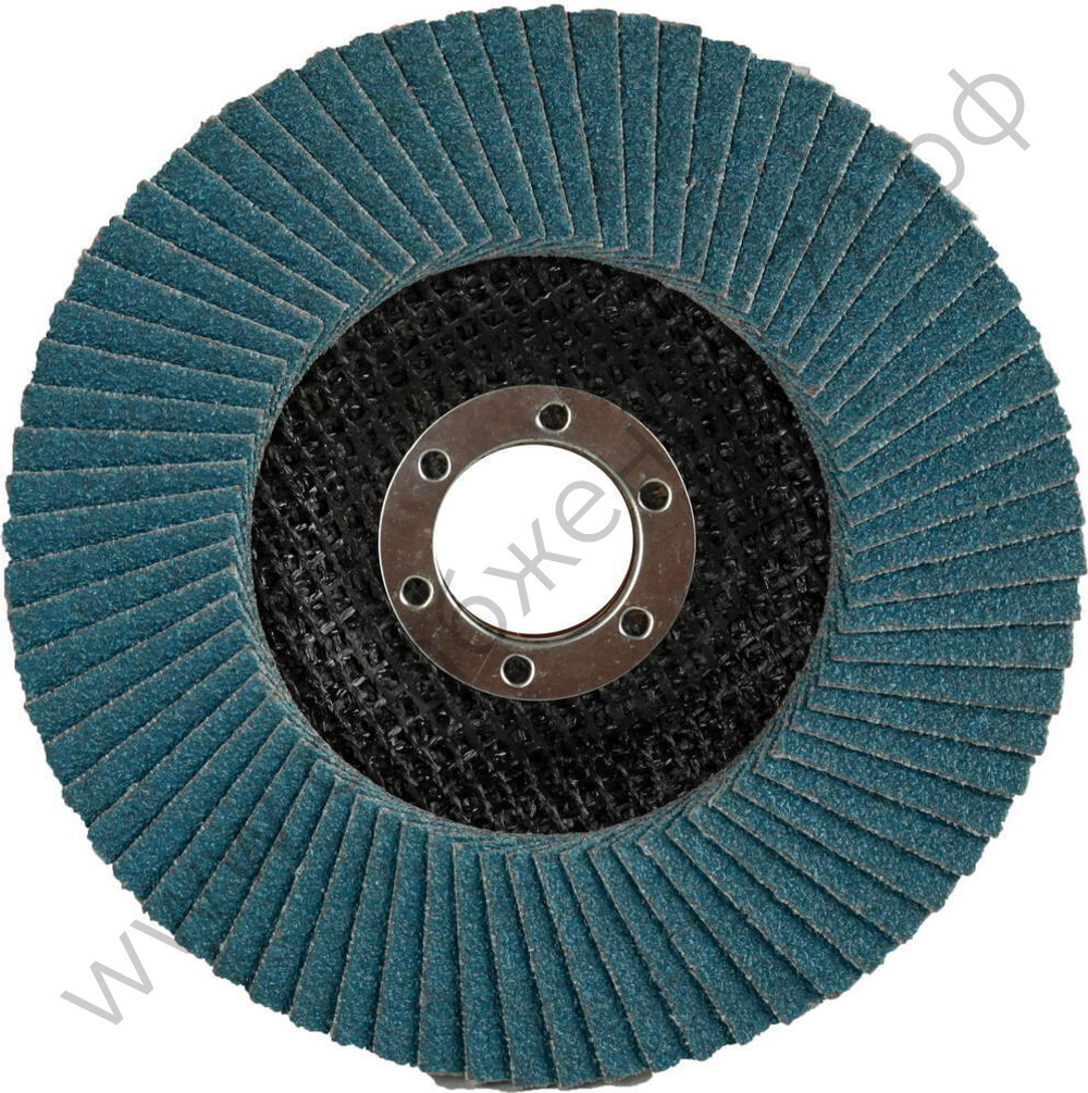 ЗУБР 125 мм, P60, КЛТ, Круг лепестковый торцевой циркониевый (36596-125-60)