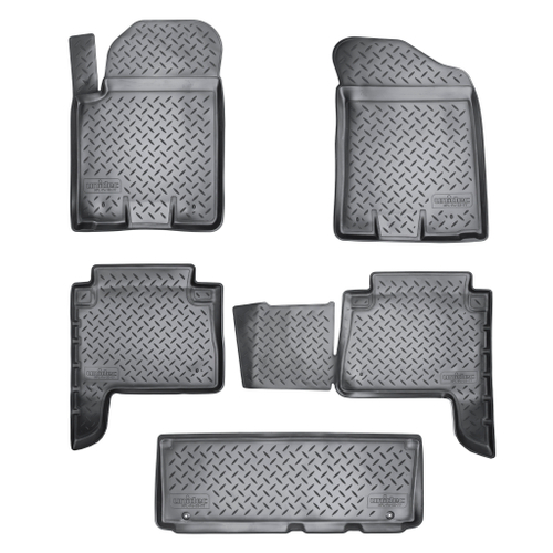 Ковры в салон Norplast/Unidec для Infiniti QX80 (2010-)Полиуретан,Черный, арт.NPL-Po-33-77