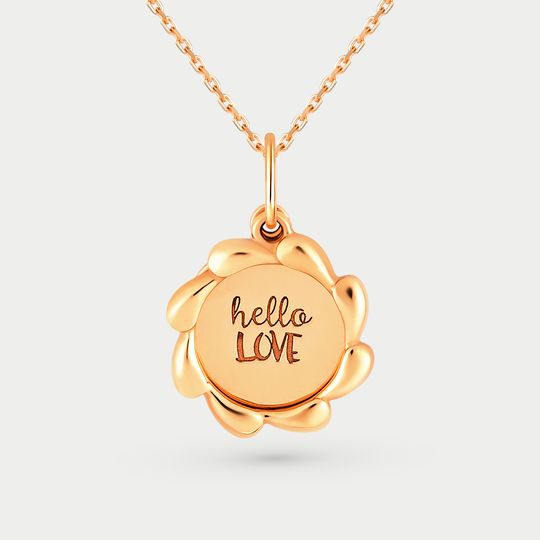 Подвеска золотая