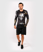 Рашгард Venum Skull Rashguard Long Sleeves  Black/Grey