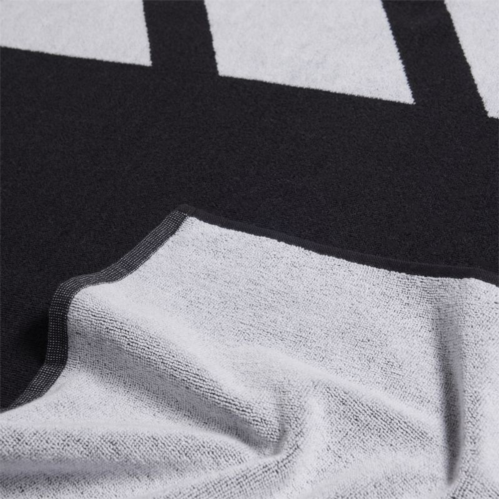 Теннисное полотенце Adidas 3BAR Towel Large - black/white