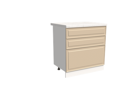 Кухня Модуль ШН3Я 800 Ликата / Антично-бежевый