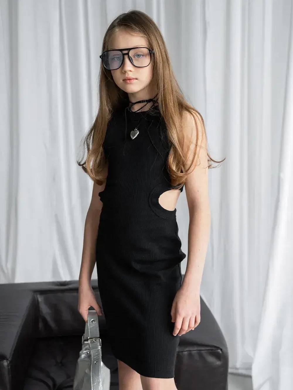 Платье для девочки летнее с вырезом