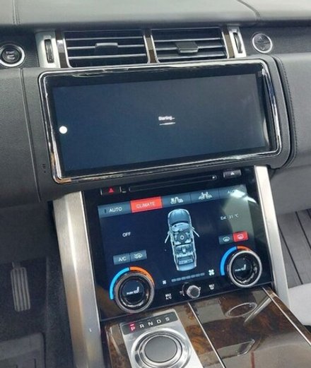 Сенсорная панель климата Range Rover 4 2012-2017 - Radiola LCD/ЖК экран 9" с отверстием под CD