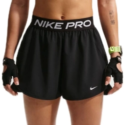 Женские теннисные шорты Nike Pro 2in1 - black/white