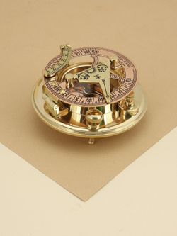 Nautical Морской компас в деревянном футляре