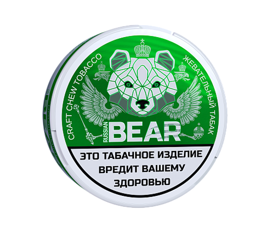 Жевательный табак Russian Bear со вкусом Double mint