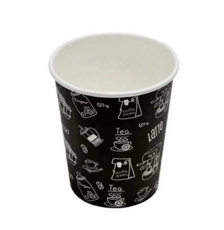 Стакан 250 мл бумажный Complement d=80 мм Black для горячего