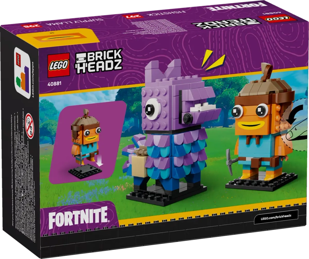 Конструктор LEGO Fortnite 40881 Supply Llama & Fishstick Figures