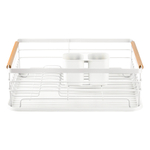 Сушилка для посуды granli, 43x30,5x14 см, белая