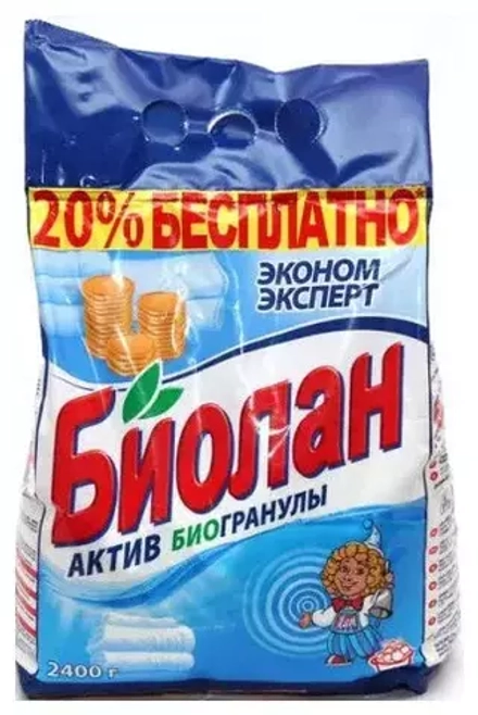 Стиральный порошок Биолан Эконом эксперт ручная стирка, 2.4 кг