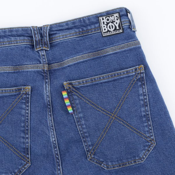 Джинсы Homeboy x-tra Loose Flex (washed blue) артикул:01PA1281-81 - купить в магазине Дайс