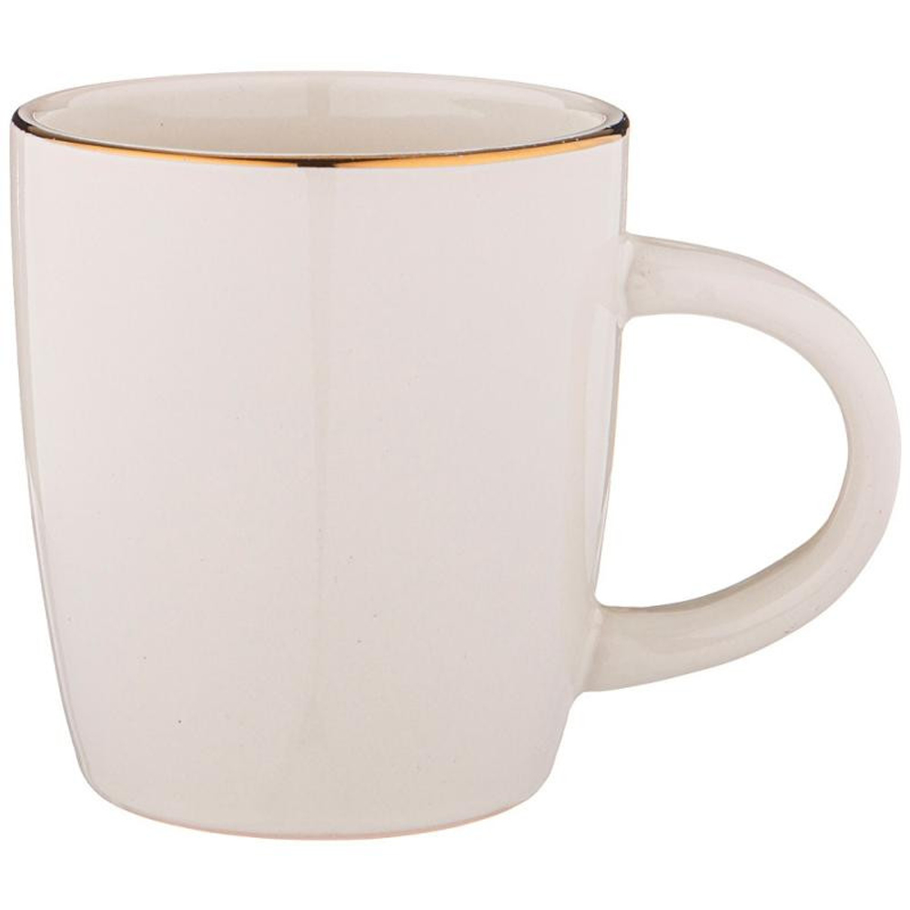 Кружка Bronco 'Solo' 350мл бежевая