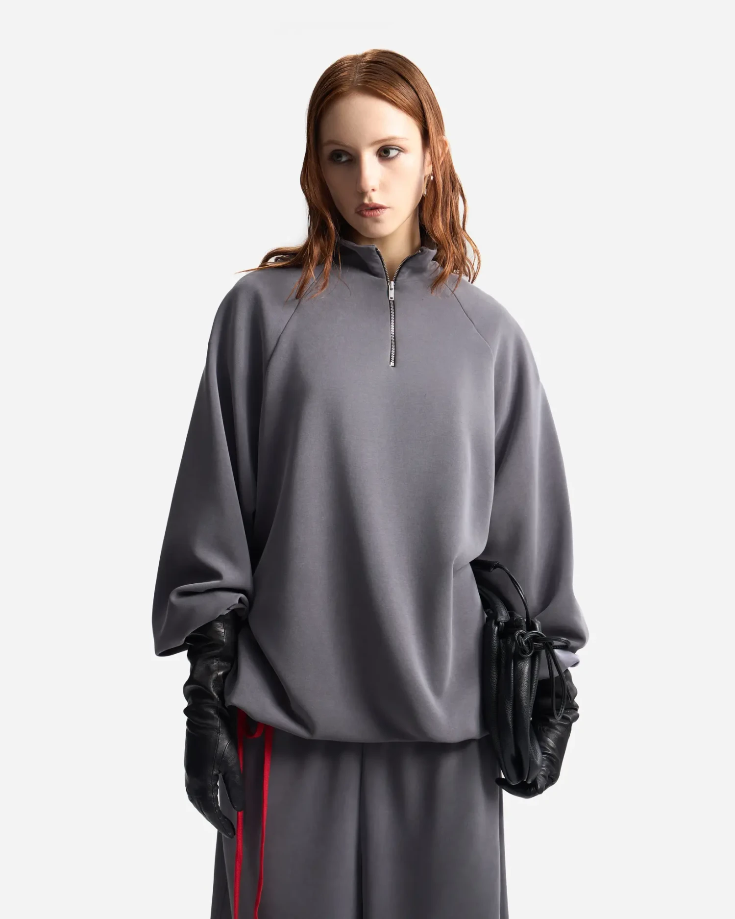 Брюки из модала серые