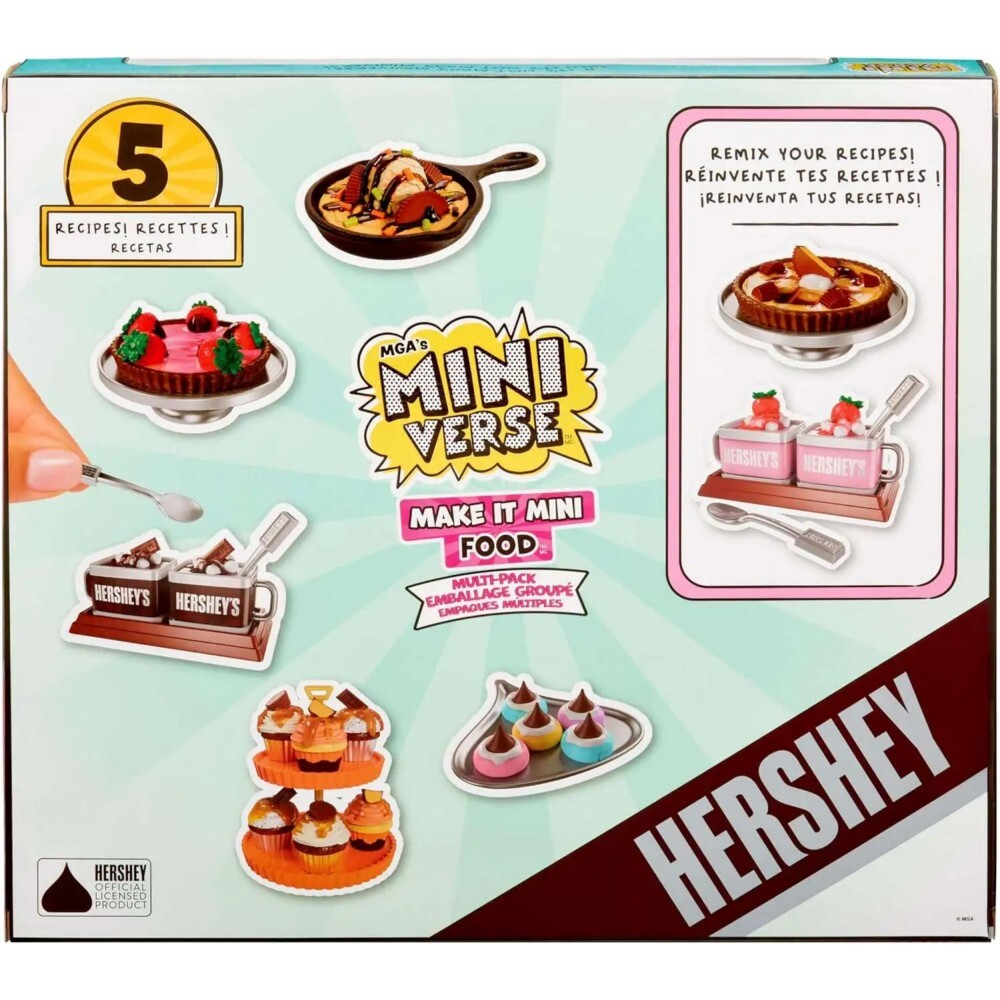 MGA's Miniverse - Мини-продукты Hershey Make It Mini Food set 30 предметов. 531104 / артикул   531104  / GTIN 035051531104