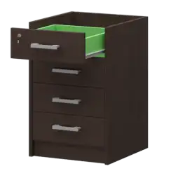 Корпус тумбы приставной АТ-05 Дуб венге 440x450x740 Арго