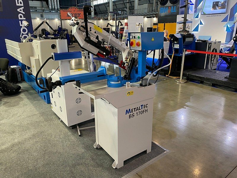 Ручной ленточнопильный станок для резки металла MetalTec BS 170 FH (220V)