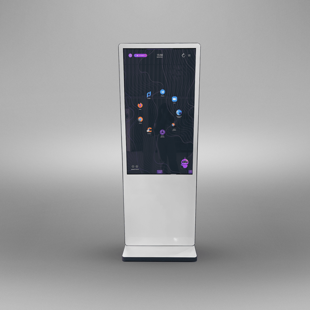 Интерактивный сенсорный киоск BM BlackGlass New 55"