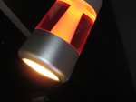 Cndiao WW Red glass LED светильник подвесной 4*1W(С ДРАЙВЕРМ В КОМПЛЕКТЕ)