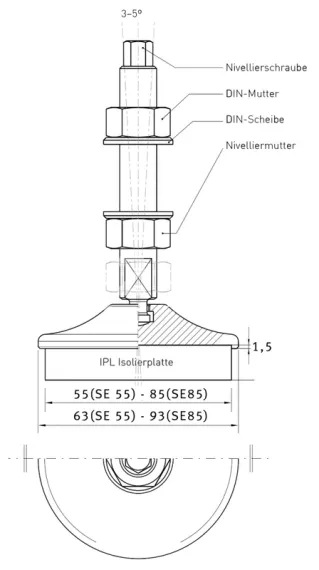 Виброопора Optimum SE 85