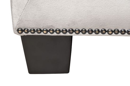 Диван Sanremo трехмест. велюр св.серый Colt030 201*86*74см