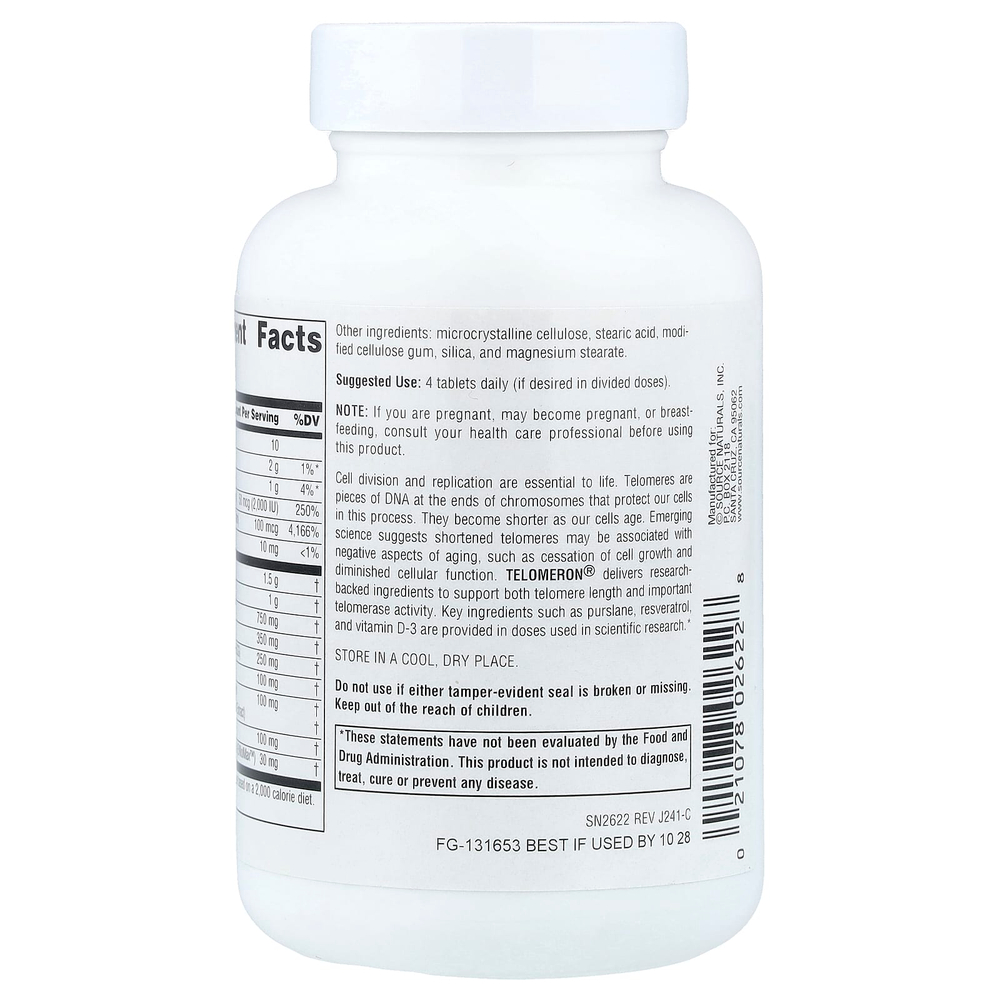 Source Naturals, Telomeron®, 60 таблеток