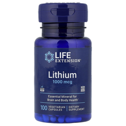 Life Extension Lithium 1000 mcg 100 veg capsules, Литий