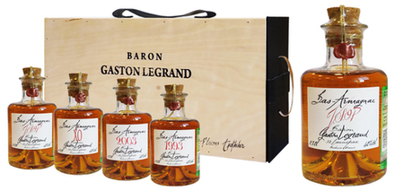 Арманьяк Baron G. Legrand 2003 Bas Armagnac набор п/уп (дерево), 0.2 л