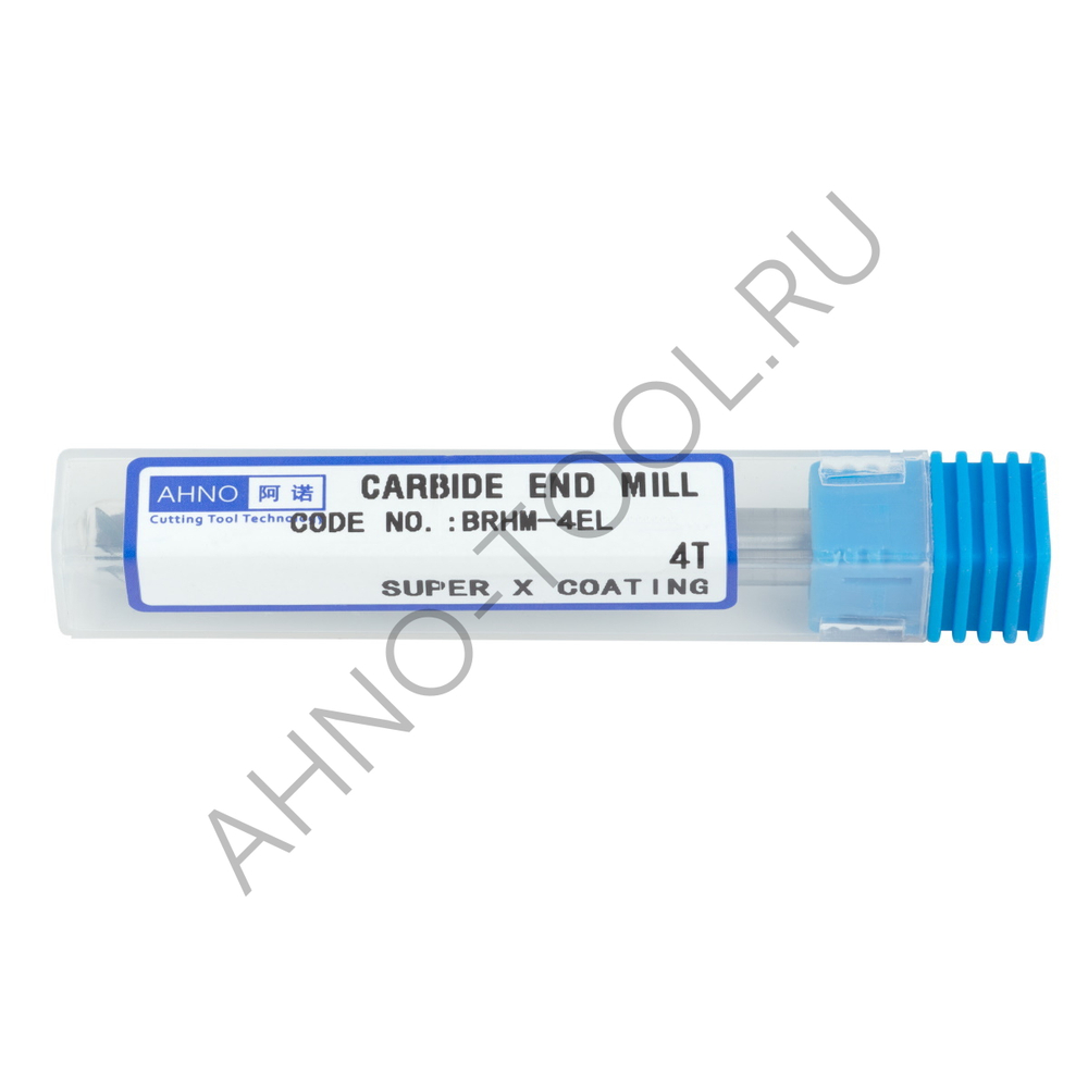 Фреза твердосплавная   6мм (L=75, l=20, хв=6) Z4 45° по закаленной стали BRHM-4EL-D6.0 HRC65 AHNO