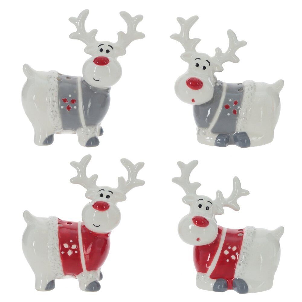 GAEM Набор: солонка и перечница "Северный олень", L8 W4 H8,5 см, 2в.