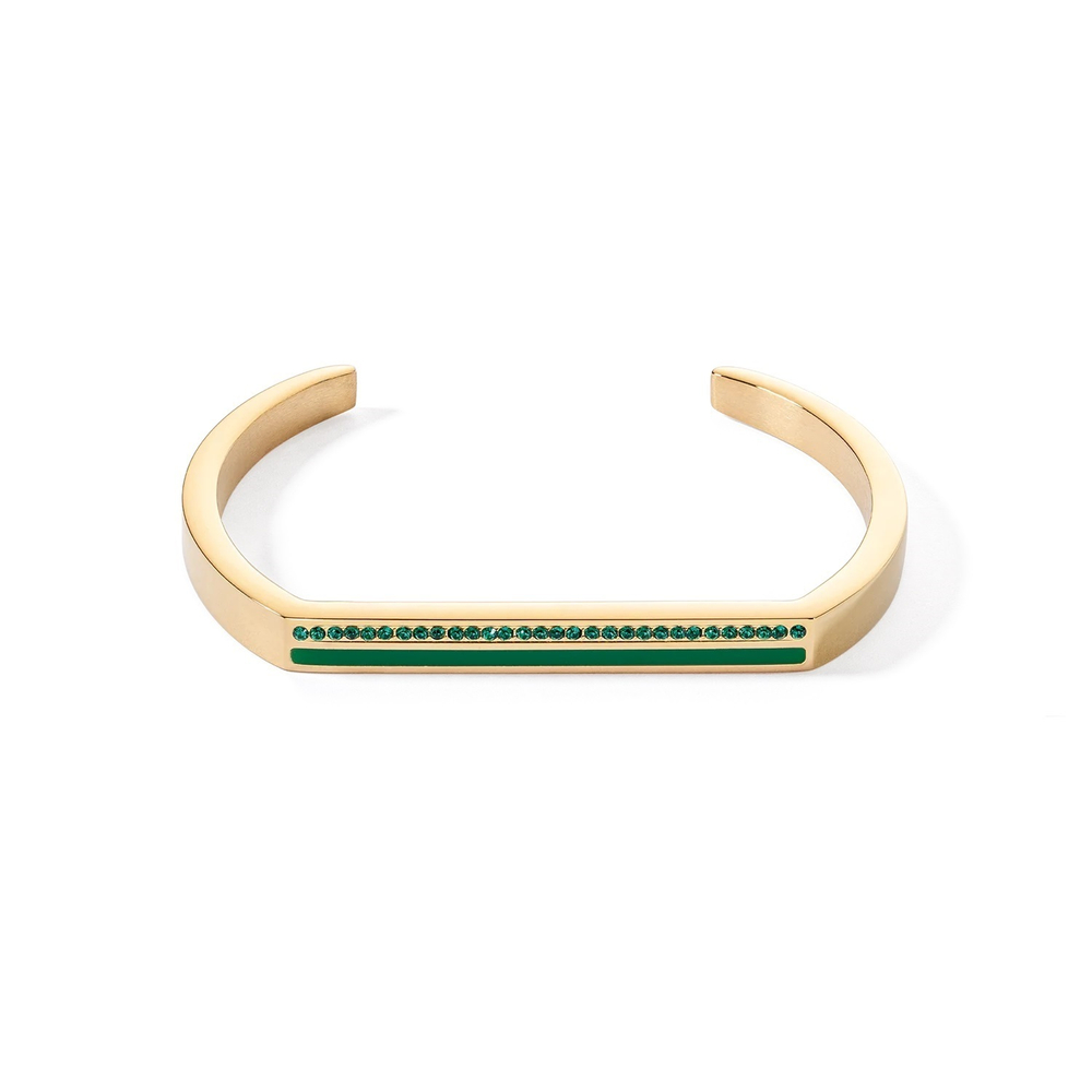 Браслет Dark Green-Gold 18 Coeur de Lion