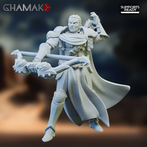 Grand Alliance Order Stormcast Eternal Judicator Воительница с луком №3 миниатюра для dnd, днд, pathfinder, фентези, Настольная игра, НРИ, Варгейм, РПГ