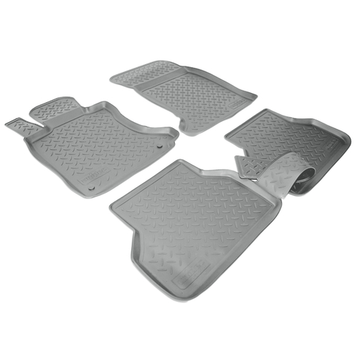 Ковры в салон Norplast/Unidec для BMW 5 в кузове E60 (2003-2010), Серый, арт.NPL-Po-07-03-G