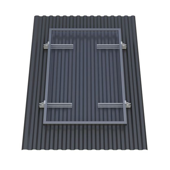 Крепёж одной солнечной батареи 300-600 Вт на наклонную крышу. 70 мм, фото №997274806