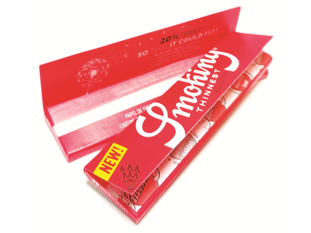 Бумага Smoking Thinnest Red 70мм