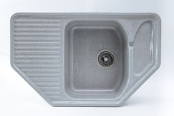 Мойка каменная S-30 глянец (Sim Gran), Серый