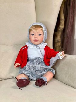 Кукла Nines 48см Guille мягконабивная в пакете (N4810K1)