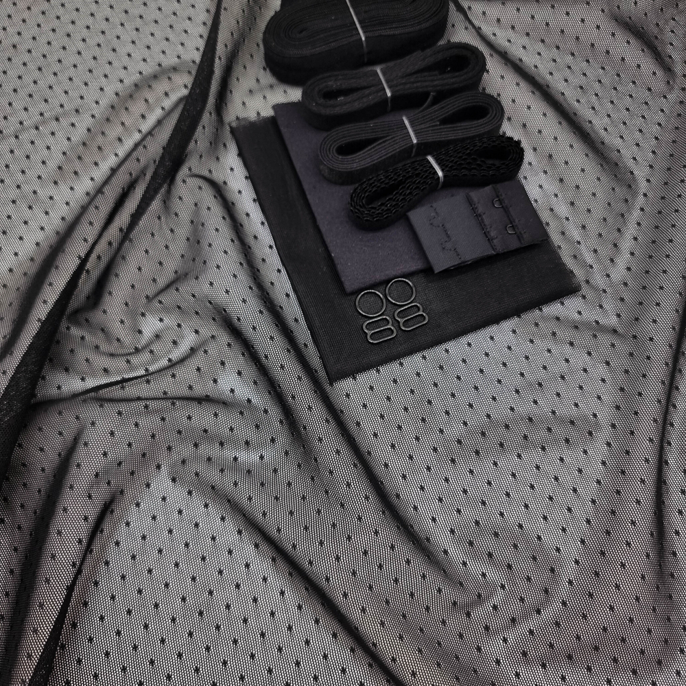 Сетка эластичная ЧЕРНЫЙ "МУШКА", Турция