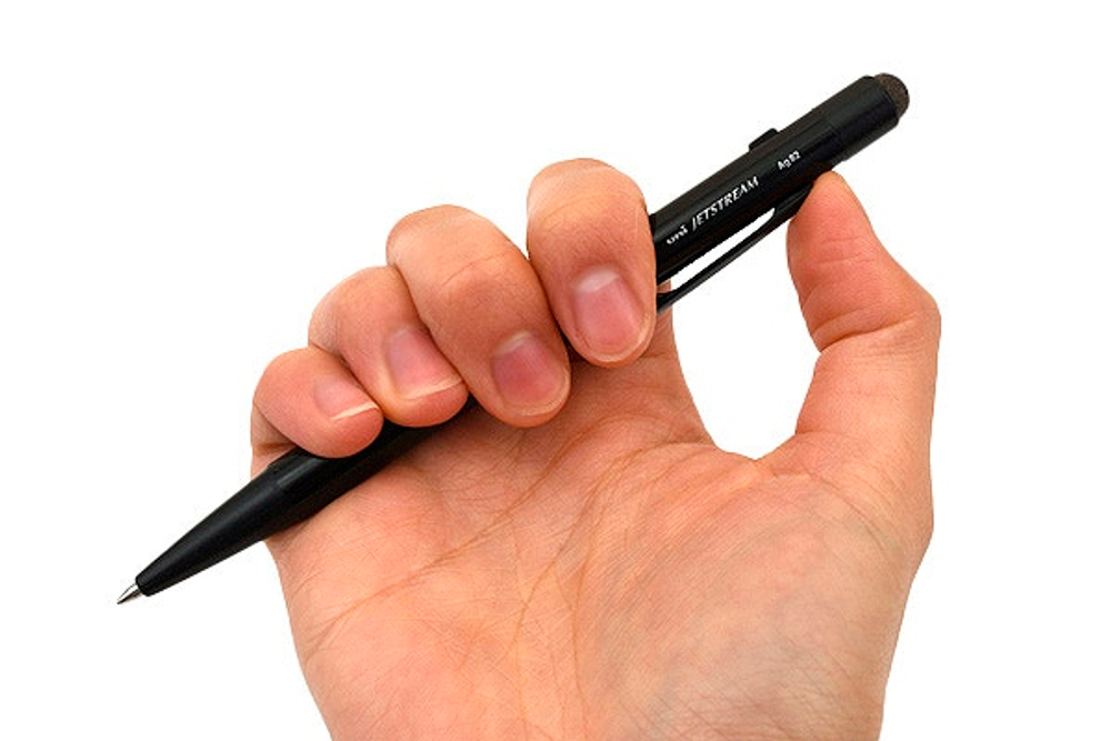 Шариковая ручка-стилус Uni Jetstream Stylus (черная)