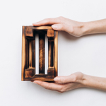 Деревянный подарочный декоративный короб, ящик для хранения из древесины Сибирского Кедра. PK34