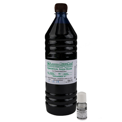 Раствор Азур-Эозин по Романовскому с буфером, Минимед (12000101), 1л