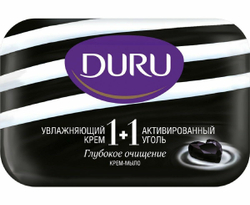 Мыло Duru активированный уголь, 80 г.