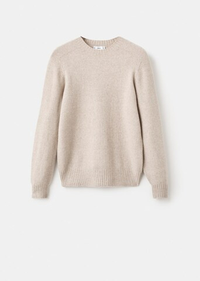 Джемпер из смесового шерстяного трикотажа