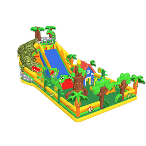 Надувной батут "Домик в Африке"