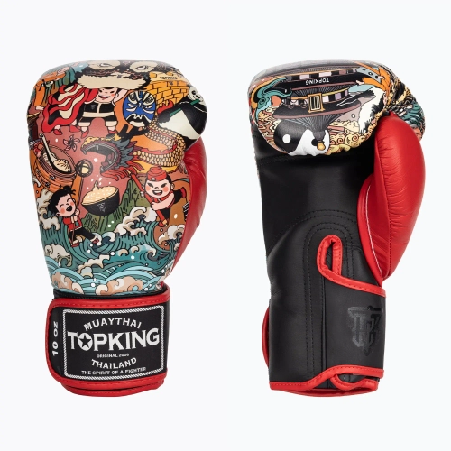 Боксёрские перчатки Top King Boxing Culture black/red TKBGCT-SL-2C3