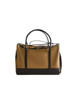 Переноска для животных Zara Home, из хлопка с отделкой натуральной кожей, 30 45 25 см