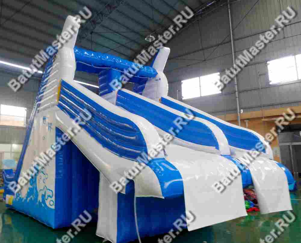 Надувная водная горка для бассейна « Теплое море» 8*4*5 м