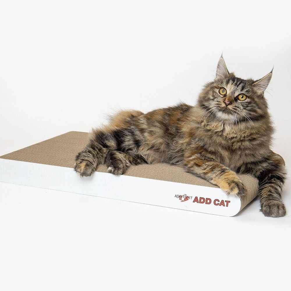 Когтеточка из гофрокартона "FLAT maxi", 56х30х5 см Когтеточка из гофрокартона "FLAT maxi", 56х30х5 см