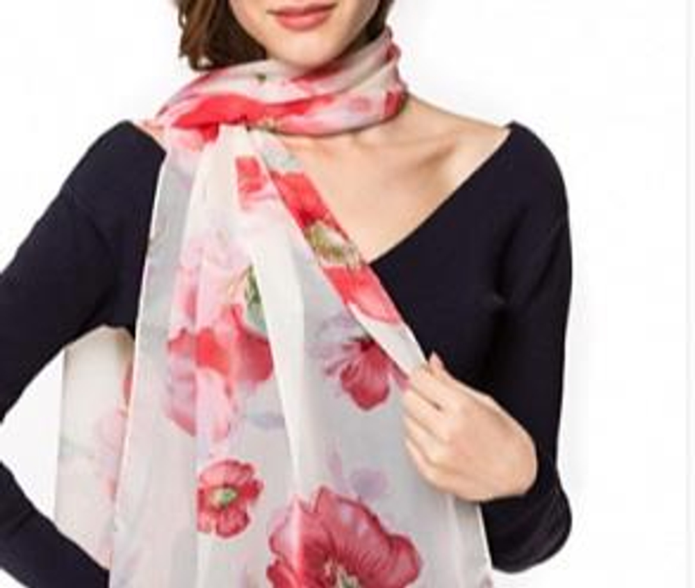 ТУРМАЛИНОВЫЙ ШЕЛКОВЫЙ ШАРФ в ассортименте