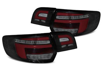 Фонари задние LED BAR RED BLACK SEQ для AUDI A3 8P 5D 08-12